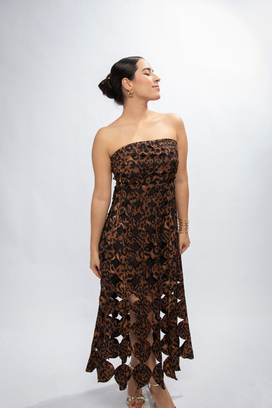 Vestido Largo AnimalPrint