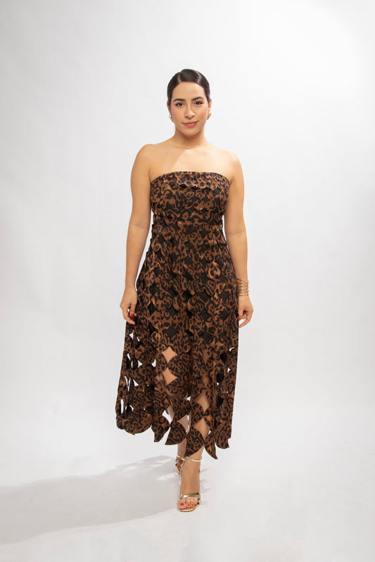 Vestido Largo AnimalPrint